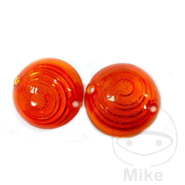 Turn signal lamp glass set for turn signal ox eye