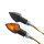 Paire de mini-clignotants JMP KITE courts Marque de conformité 12V 6W Raccord M8