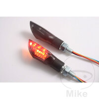 Pair of mini indicators Release black e-mark LED 12V 2W...