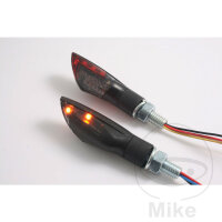 Mini coppia di indicatori JMP RELEASE LED rosso di prova 12V 2W Collegamento M8