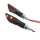 Paire de mini-clignotants JMP RELEASE rouge marque de conformité LED 12V 2W raccord M8