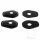 Turn signal mounting plate receptacle set black for Suzuki DR-Z GSF GSX-R SV
