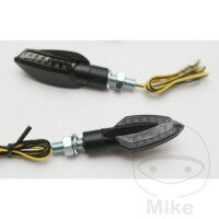 Mini turn signal pair SHIFT E-marked with change cover LED 12V 1W M8 connection