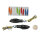 Paire de mini-clignotants SHIFT Marque E avec coque interchangeable LED 12V 1W