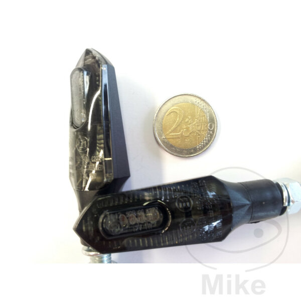 Mini coppia di indicatori di direzione JMP LANCE con luce freno luce posteriore E-mark LED