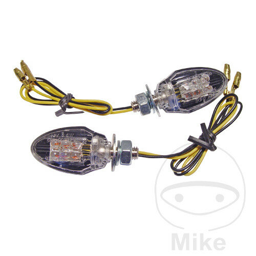 Mini par de indicadores JMP MINI 1 E-mark LED 12V 0,6W Conexión M6