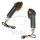 Coppia di mini indicatori JMP CATEYE carbon look lunghi E-mark 12V 21W