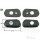 Set di piastre adattatore per indicatori di direzione nero per Suzuki GSR 600