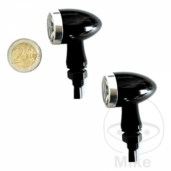 Coppia di mini indicatori JMP OUTLAW 3 E-mark LED Collegamento M8