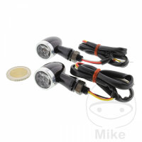 Coppia di mini indicatori di direzione OUTLAW 3 LED per freni e luci posteriori