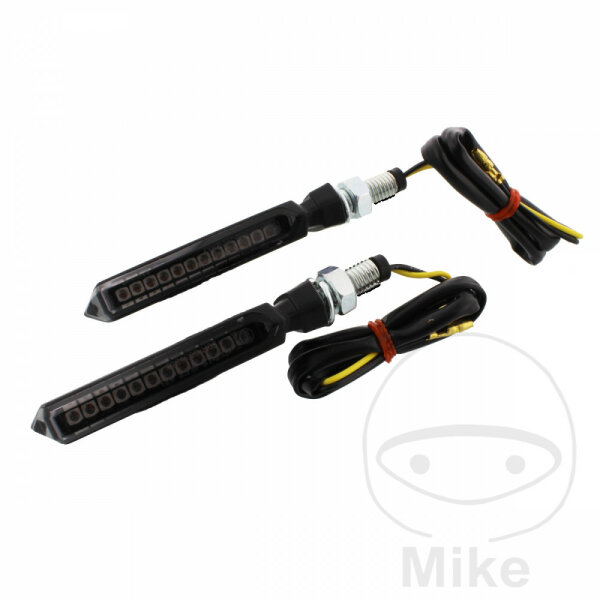 Mini par de indicadores JMP FLAT 2 con luz de marcha E-mark LED 12V 2.7W
