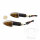 Mini par de indicadores JMP TRIUMPH 2 de carbono de vidrio ahumado largo E-mark 12V 21W