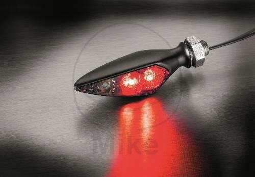 Mini indicador Kellermann Rhombus S DF Dark RR negro LED conector M5