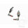 Mini turn signal pair JMP TRILOOK short carbon clear glass E-mark 12V 21W