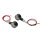 Mini turn signal pair DAYTONA D-LIGHT frosted glass E-mark LED M8 connection