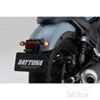 Mini turn signal pair DAYTONA D-LIGHT frosted glass with brake and tail light LED