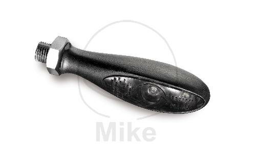 Mini clignotant Kellermann Micro S Boîtier métal foncé LED connecteur M5