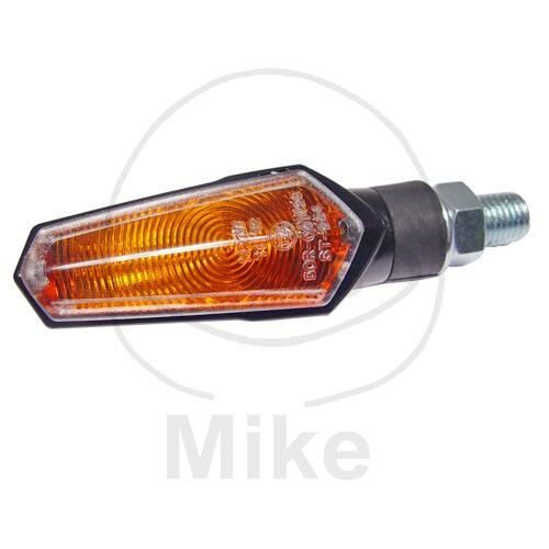 Coppia di mini indicatori JMP SLAM nero E-mark 12V 21W Attacco M10