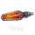 Coppia di mini indicatori JMP SLAM nero E-mark 12V 21W Attacco M10