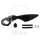 Mini indicador Kellermann Micro Rhombus conector M8 FL / RR LED negro oscuro