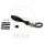 Kellermann mini indicator Micro 1000 DF Dark LED M8 connector