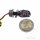 Coppia di mini-indicatori JMP MINI 3 LED neri in vetro fumé E-mark