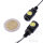 Ensemble déclairage de plaque dimmatriculation BOLT noir 16 x 13 mm de large