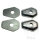 Turn signal mounting adapter plate set carbon for Suzuki GSF GSX-R SV