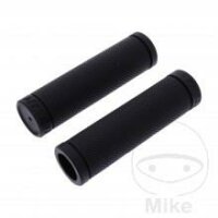 Daytona grip rubber pair in black Ø25.4 mm length:...