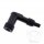 Spark plug connector LD-F 10/12 mm 90° M4