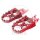Poggiapiedi Set rosso Motocross per Honda CR 125 250 CRF 150 250 450