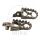 Footpegs set titanium motocross for Suzuki RM-Z 250 2007-2009 # RM-Z 450 2005-2007