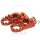 Footpegs set orange motocross for Beta Gas Gas Husaberg Husqvarna Kawasaki KTM