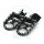 Juego de reposapiés negro Motocross para Suzuki RM-Z 250 450 # 2010-2016