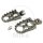 Jeu de repose-pieds titane motocross pour Suzuki RM-Z 250 450 # 2010-2016