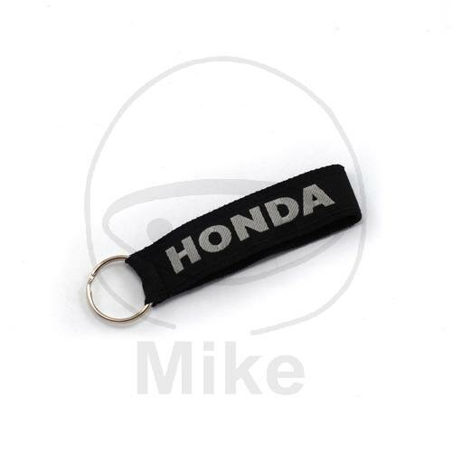 Llavero blando negro con estampado Honda