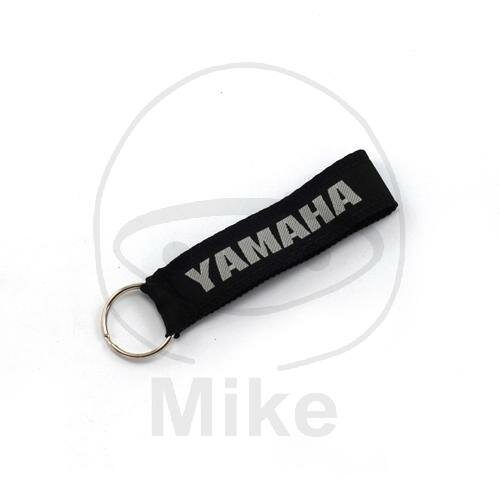 Portachiavi morbido nero con stampa Yamaha