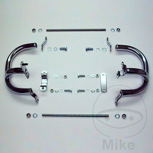 Protection guard set front chrome for Suzuki GS 500 # 1989-2000