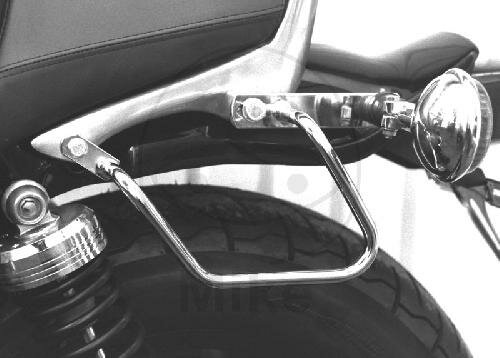 Par de soportes para maletas traseras cromadas para Yamaha V-Max 1200 2EN/2LT # 1996-1998