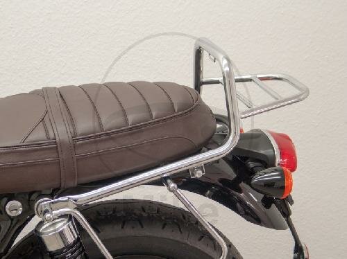 Porte-bagages arrière chromé pour Triumph Bonneville 1200 T120 ABS # 2016-2017