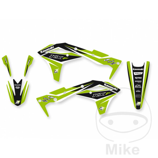 Set de pegatinas BBR Dream 4 para Kawasaki KX-F 250 # 2017-2020