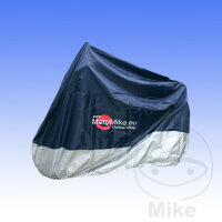 Folding garage cover up to 500 cc blue silver