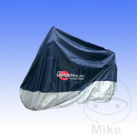 Folding garage cover scooter blue silver