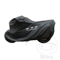 Folding garage cover up to 500 cc black