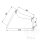 Folding garage cover XL INDOOR gray for motorcycle or scooter