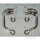 Protection guard set front chrome for Honda CB 500 # 1994-2003