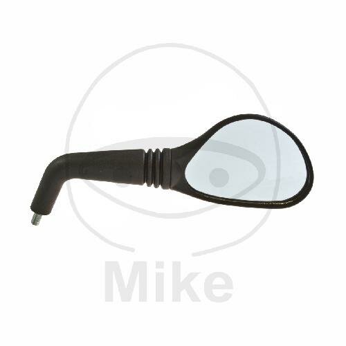 Specchio ovale nero/nero a destra per Yamaha YQ 50 100 Aerox MBK YQ 50 Nitro