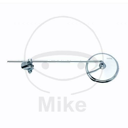 Mirror round chrome left or right one pair