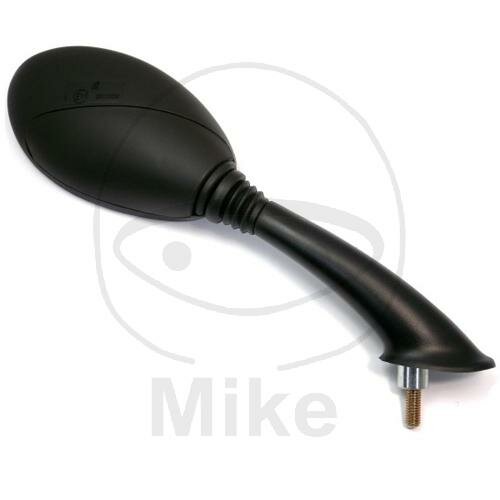 Rétroviseur noir droit JMP pour Derbi Boulevard 50 125 Piaggio Vespa Fly 125
