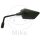 Mirror black left JMP for Kawasaki Z 300 KLZ 1000 Versys